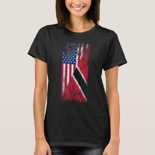 Camiseta EUA e Trinidad e Tobago Flags - EUA, Tri