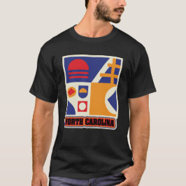 Camiseta EUA - Estados - CAROLINA DO NORTE