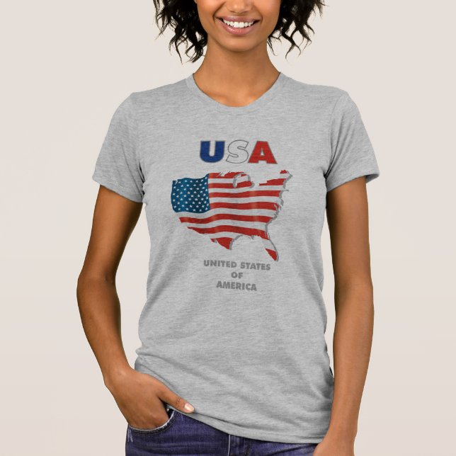 Camiseta EUA - Estados Unidos da América (Frente)