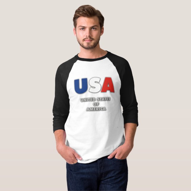 Camiseta EUA - Estados Unidos da América (Frente Completa)
