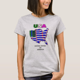 Camiseta EUA - Estados Unidos da América