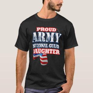Camiseta EUA: Exército Orgulhoso Nacional Filha de Guarda C