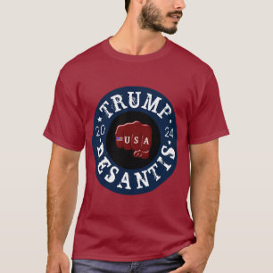Camiseta EUA Fist Tattoo Trump DeSantis 2024