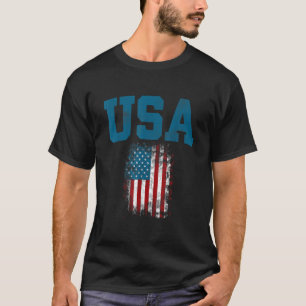 Camiseta EUA Flag American Flag United States of America 4t