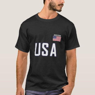 Camiseta EUA Flag Soccer Team Equipamento de Futebol Legal 