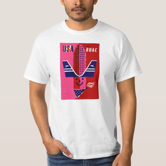 Camiseta EUA ~ Fly BOAC (Frente)