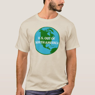 Camiseta EUA fora da América do Norte