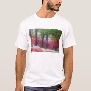 Camiseta EUA; Geórgia; Pine Mountain. Azaleas em