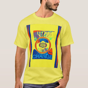 Camiseta EUA Hillary Beauful Change Patterna Art design