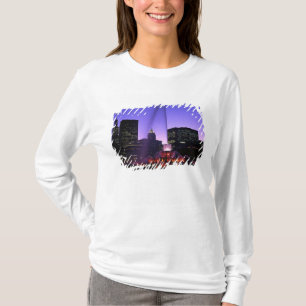 Camiseta EUA, IL, Chicago. Fonte Buckingham em Grant