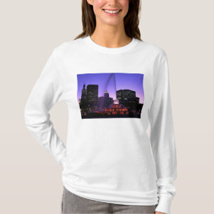 Camiseta EUA, IL, Chicago. Fonte Buckingham em Grant