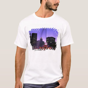 Camiseta EUA, IL, Chicago. Fonte Buckingham em Grant
