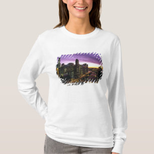 Camiseta EUA, IL, Chicago. Horizonte e rio de Chicago