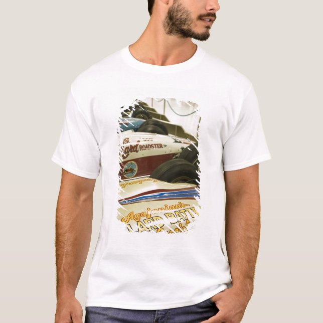 Camiseta EUA, Indiana, Indianapolis: Motor 3 de (Frente)