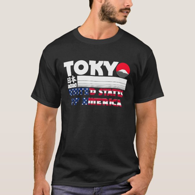 Camiseta EUA Jogos Mundiais de Tóquio 2020 (Frente)