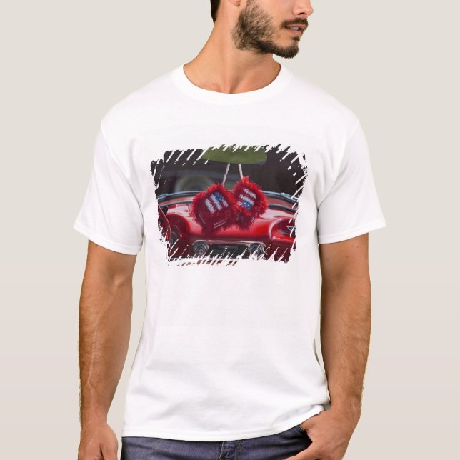 Camiseta EUA, Massachusetts, Gloucester. Dados fofos com (Frente)