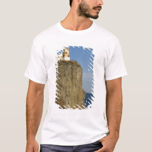 Camiseta EUA, Minnesota. Farol Split Rock no Lago