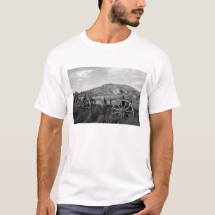 Camiseta EUA, Montana, Bannack State Park Velha carroça fei