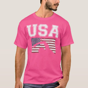 Camiseta Eua Nadando Equipe de Atleta do Esporte Aquático N