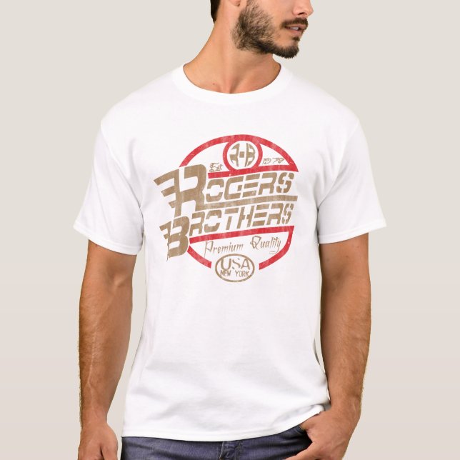 Camiseta EUA New York por Rogers Bros (Frente)