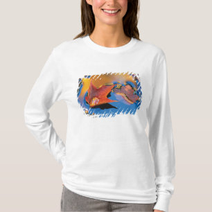 Camiseta EUA, Nordeste, Folha de Bordo em Reflexo