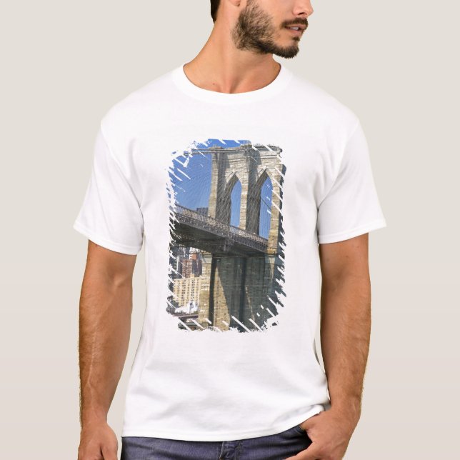 Camiseta EUA, Nova York, Cidade de Nova York. Ponte de Broo (Frente)