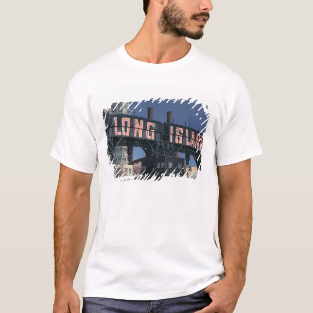 Camiseta EUA, Nova York, Cidade de Nova York, Queens: Long (Frente)