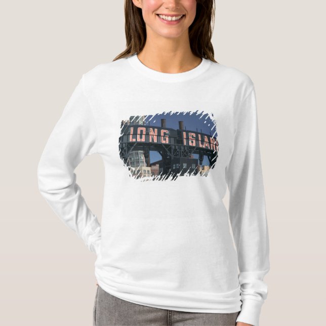 Camiseta EUA, Nova York, Cidade de Nova York, Queens: Long (Frente)