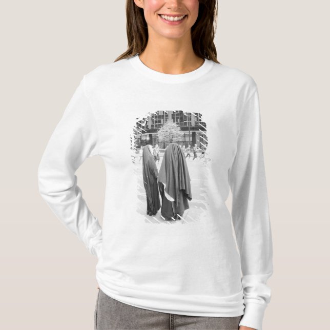 Camiseta EUA, NOVA YORK: Freiras da Cidade de Nova York Ass (Frente)