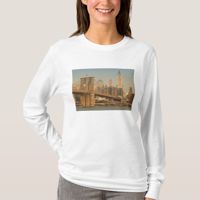Camiseta EUA, Nova York, Nova Iorque, Manhattan:9 (Frente)