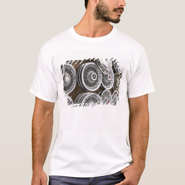 Camiseta EUA, Novo México, Prewitt: Tampas de roda de autom (Frente)