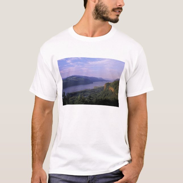Camiseta EUA, Oregon, Columbia River Gorge National 4 (Frente)
