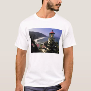 Camiseta EUA, Oregon, Florença. Farol de Cabeça Heceta