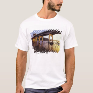 Camiseta EUA, Oregon, Florence. Ponte Siuslaw e