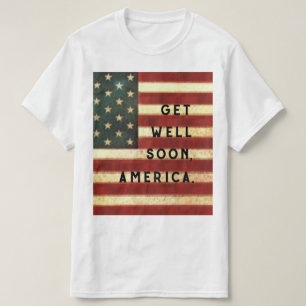 Camiseta EUA Resistir Protesto Salvar Democracia 2026