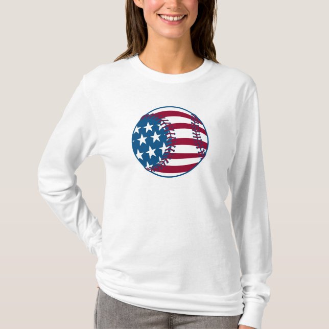 Camiseta EUA Stars and Stripes Baseball (Frente)