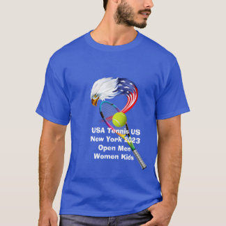 Camiseta EUA Tênis de Nova York 2023 Open Men Women Kids