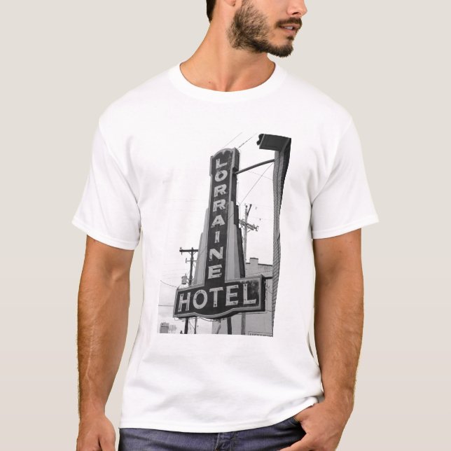 Camiseta EUA, Tennessee, Memphis: Direitos civis nacionais (Frente)