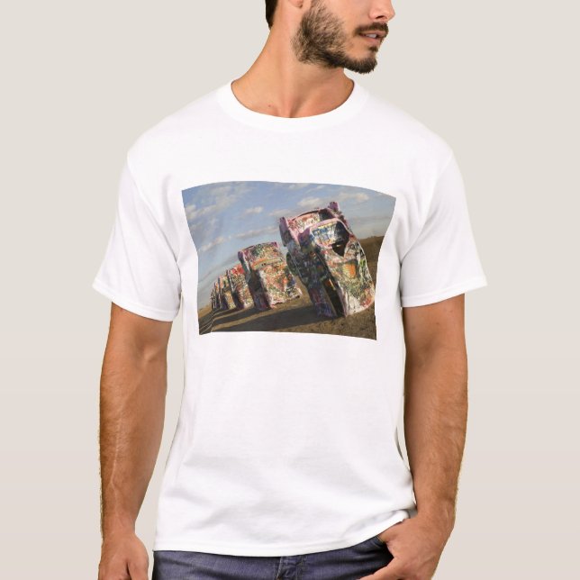 Camiseta EUA, TEXAS, Área de Panhandle, Amarillo: Cadillac (Frente)