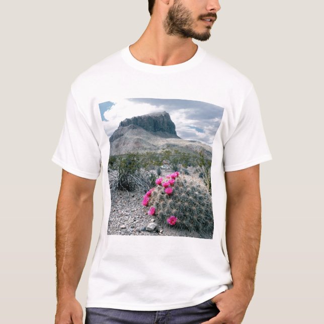Camiseta EUA, Texas, Parque Nacional Big Bend.Bloqueio (Frente)