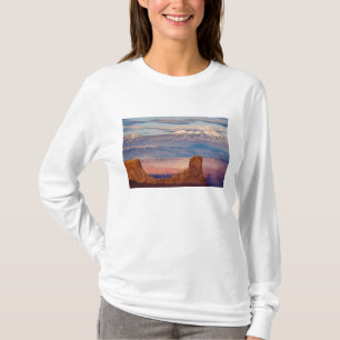 Camiseta EUA, Utah. Cenário das Montanhas La Sal a partir d