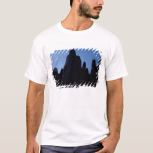 Camiseta EUA, Utah, Parque Nacional Arches. Lua crescente