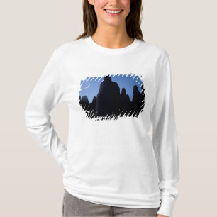 Camiseta EUA, Utah, Parque Nacional Arches. Lua crescente