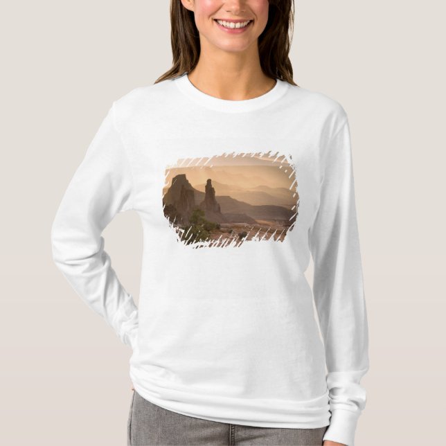 Camiseta EUA; Utah; Parque Nacional Canyonlands. Exibição d (Frente)