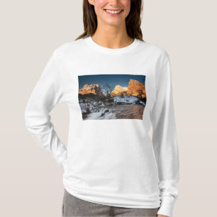 Camiseta EUA, Utah, Parque Nacional Zion. Nascer do sol na 