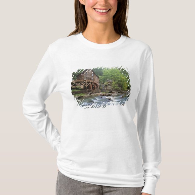 Camiseta EUA, Virgínia Ocidental, Babcock SP. Rustic Glade (Frente)