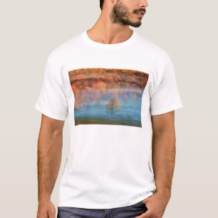 Camiseta EUA, Virgínia Ocidental, Davis. Vale enevoado e