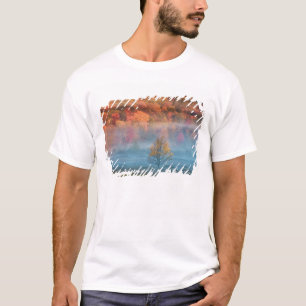 Camiseta EUA, Virgínia Ocidental, Davis. Vale enevoado e