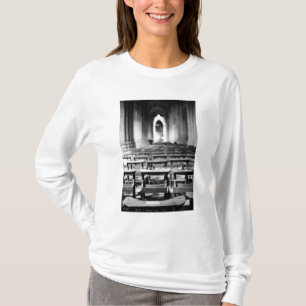 Camiseta EUA, Washington DC. Bancos de igreja da Catedral N