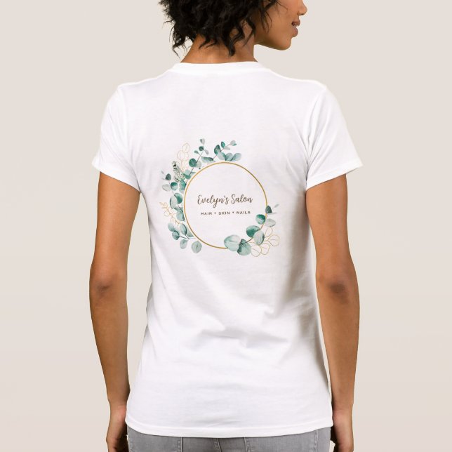 Camiseta Eucalyptys Beauty Salon T-Shirt (Verso)